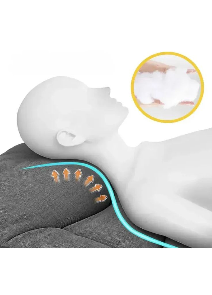 Туристична похідна розкладачка з вбудованим матрацом Grey (LB-CC-K1-GRY) LEOBRO (362215339)