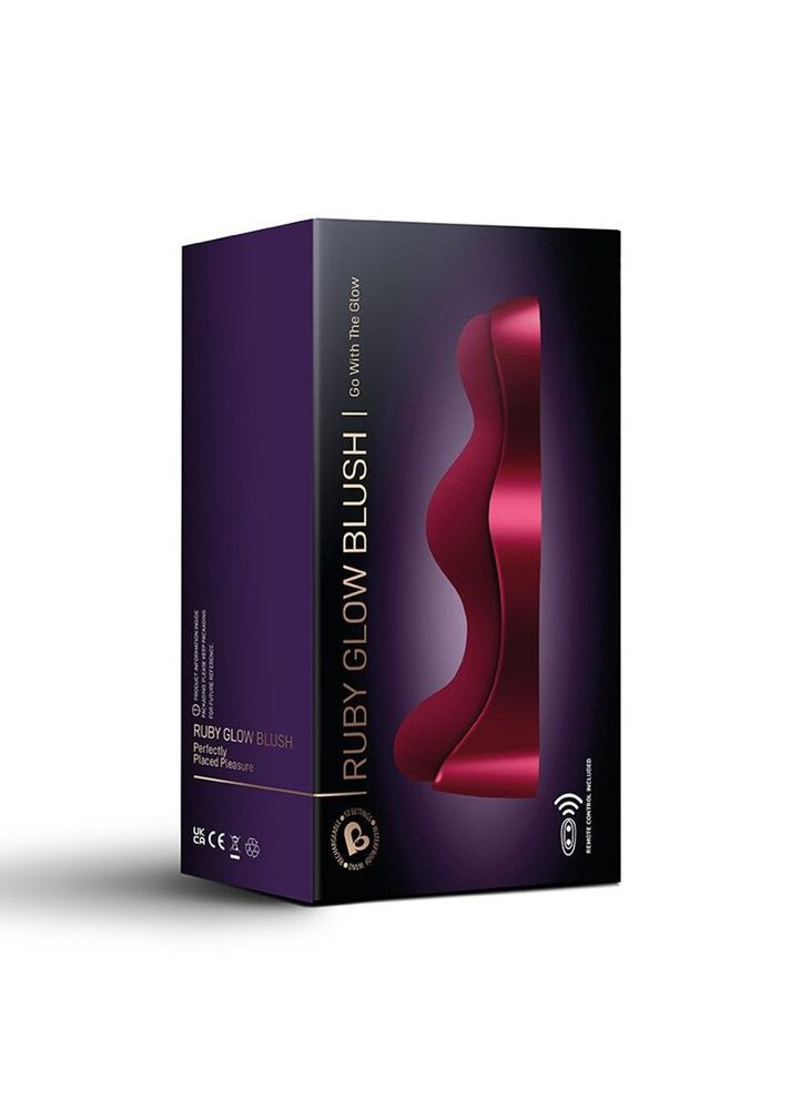 Універсальний sit-on-top вібратор Rocks Off Ruby Glow Blush, пульт ДК Rocks-Off (297202208)