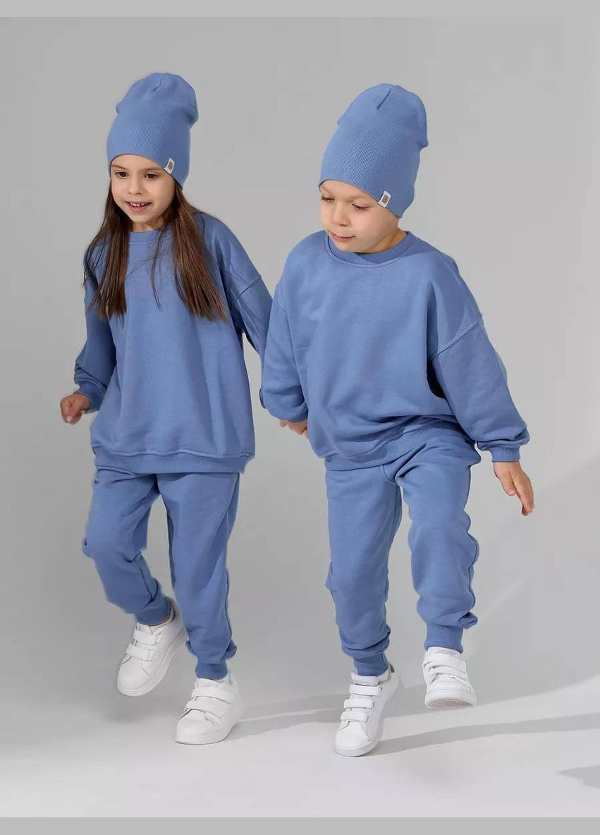 ‼️💯 Стильная новинка‼️ Базовый детский Oversize костюм унисекс! Для девочек и мальчиков. No Brand (331322005)