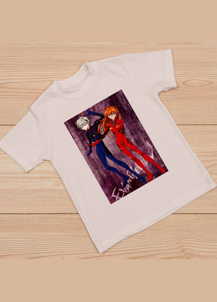 Футболка с принтом "Neon Genesis Evangelion Shinseiki Evangerion Евангелион нового поколения NGE, EVA" Кавун футболка (316345939)