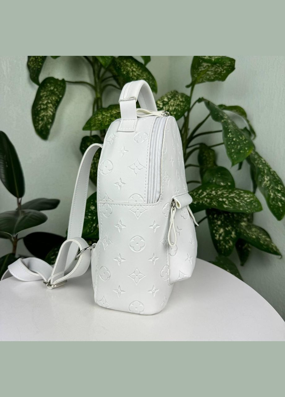 Жіночий рюкзачок маленький Білий No Brand (301083154)