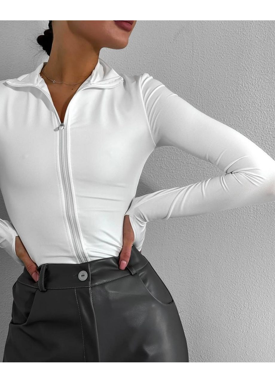 Лонги на замочке белого цвета No Brand (369965615)