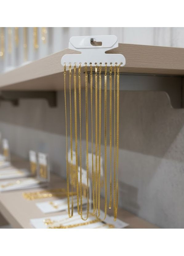 Стильная декоративная цепочка на шею под золото плетение Панцирное 43,5 см 3мм 1 шт (2104618908) No Brand (372466637)