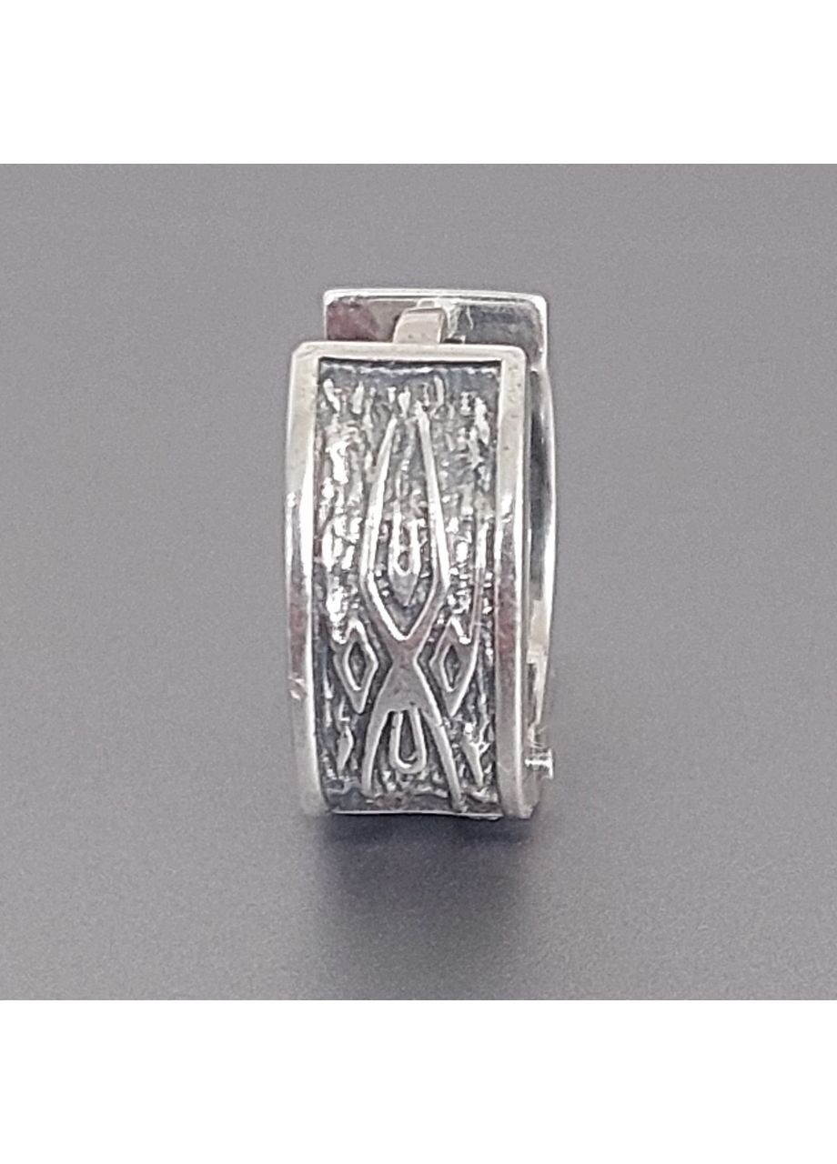 Моно серьга мужская серебряная Паук диаметр 14 мм No Brand (355922017)