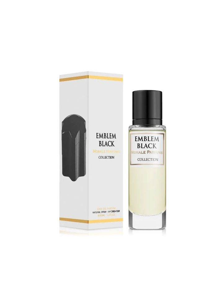 Парфумована вода чоловіча Emblem Black, 30 мл Morale Parfums emblem montblanc (293247438)