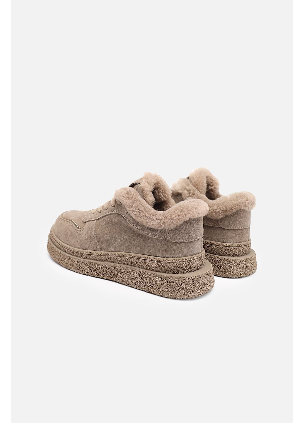 Зимние ботинки женские цвет бежевый цб-00275670 Yuki