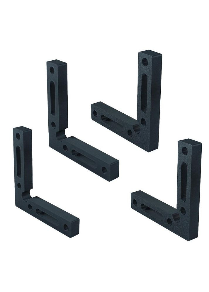 Уголок 125*125мм для фиксации керамической плитки и других материалов под 90 градусов. Комплект из 4шт No Brand (353496448)