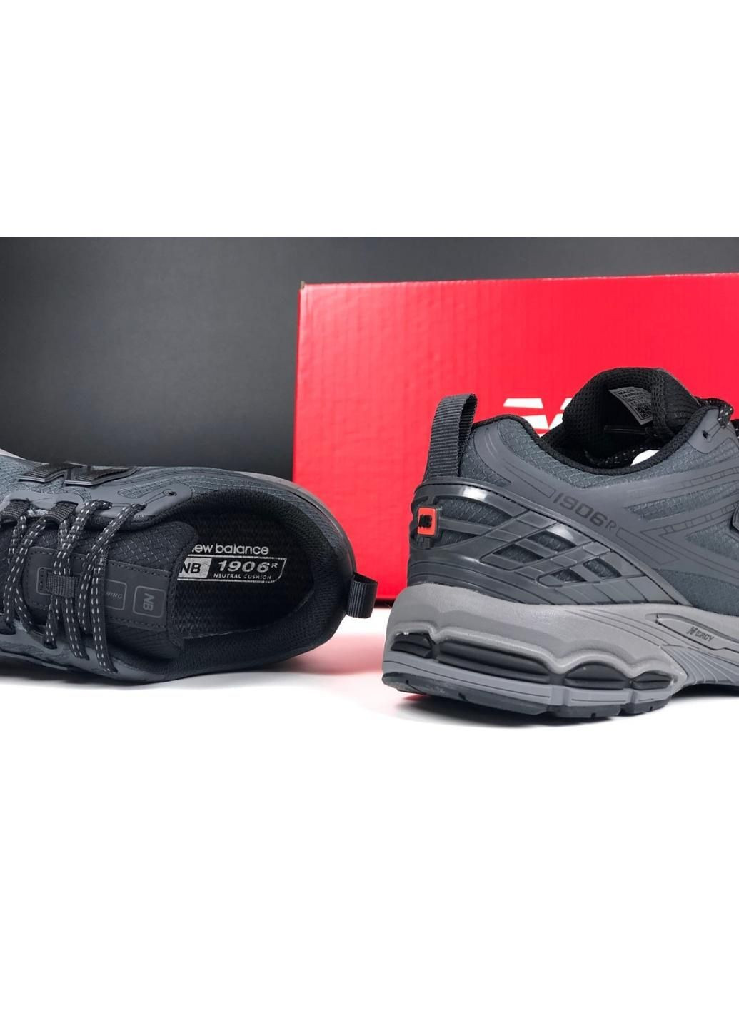 Серые зимние серые термо мужские кроссовки осень/зима No Brand