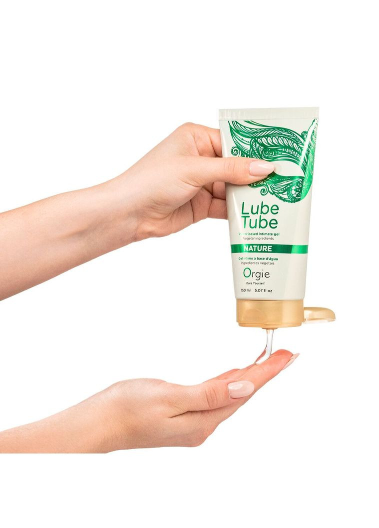 Лубрикант на водній основі Lube Tube Nature, 150 мл, натуральний склад, зволожує, заспокоює Orgie (335395296)