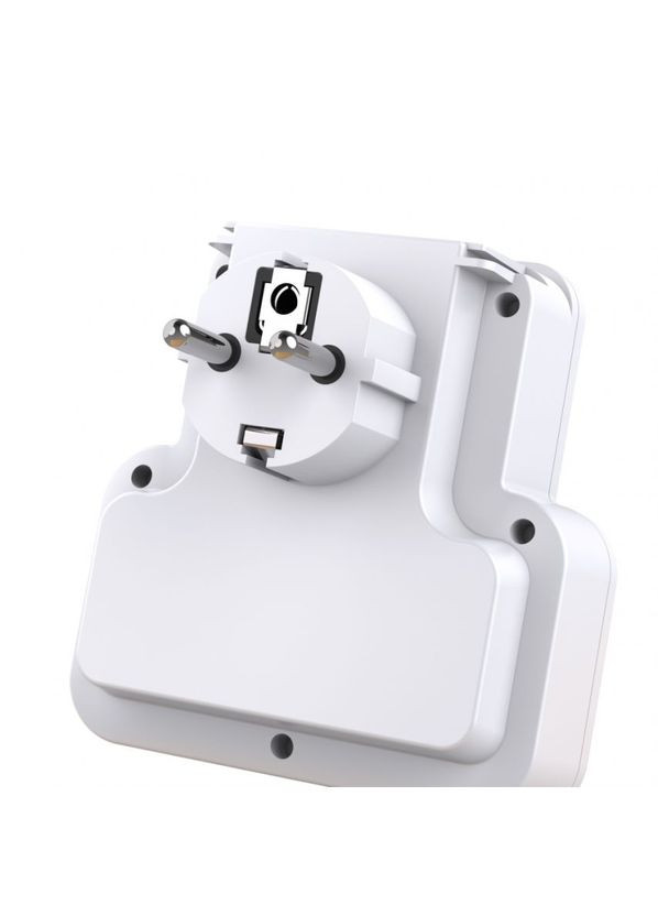 Сетевой адаптер (переходник) WL09 2AC/2USB_2.4A с ночником white XO (322706447)