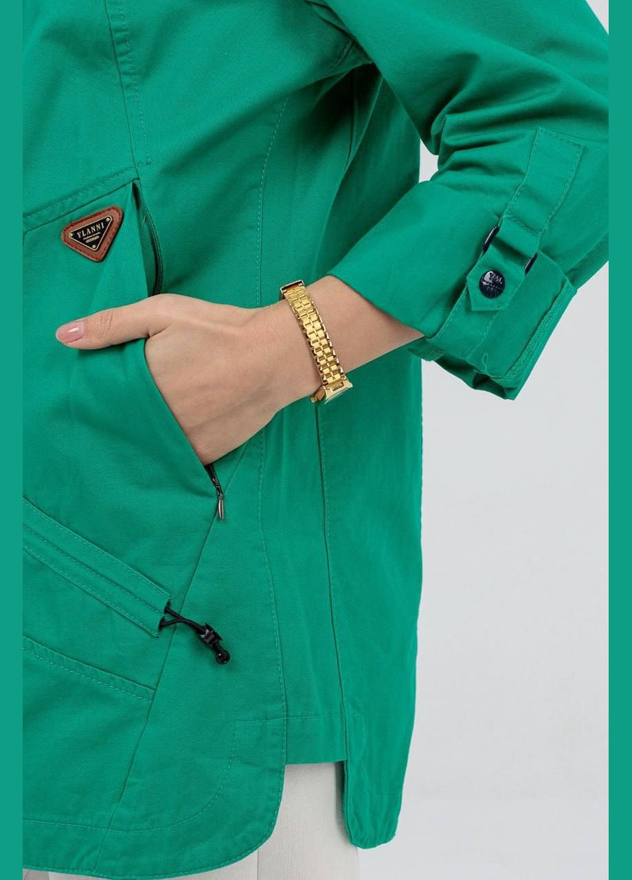Зеленая демисезонная куртка Lora