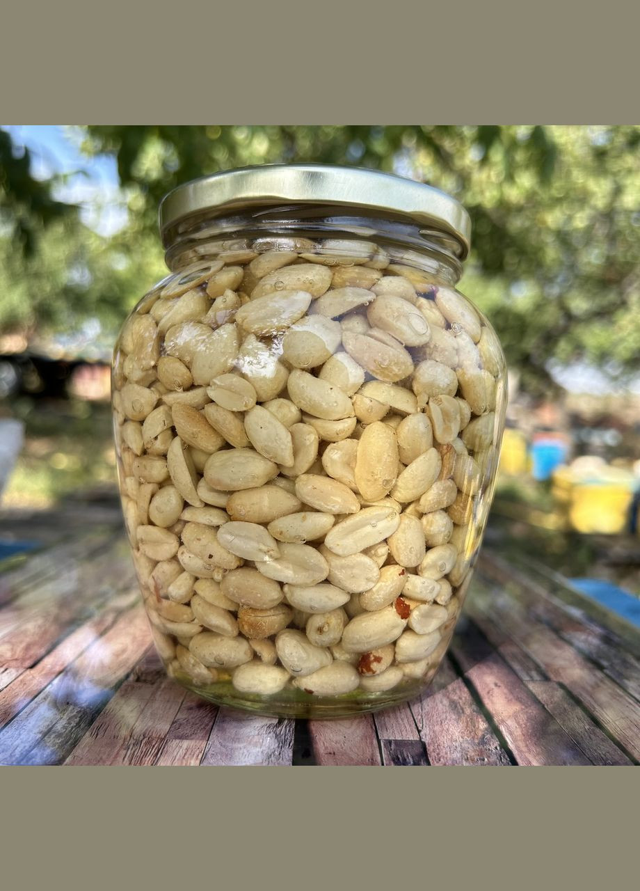 Арахис жареный в меду акации 0.72 л (850 грамм) МЕД ПОШТОЮ (322148709)