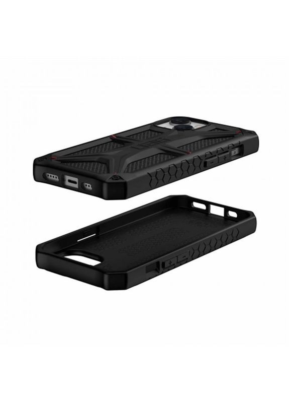 Чохол-накладка Monarch для Apple iPhone 14 Kevlar Black (114032113940) Urban Armor Gear (370616133)