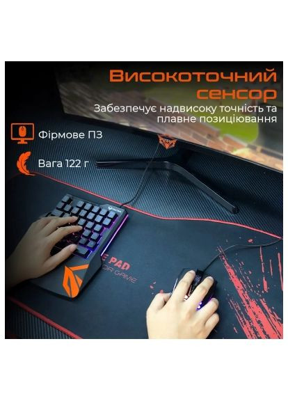 Мишка (MT-GM015-A) MEETION GM15 USB Black (368562887)