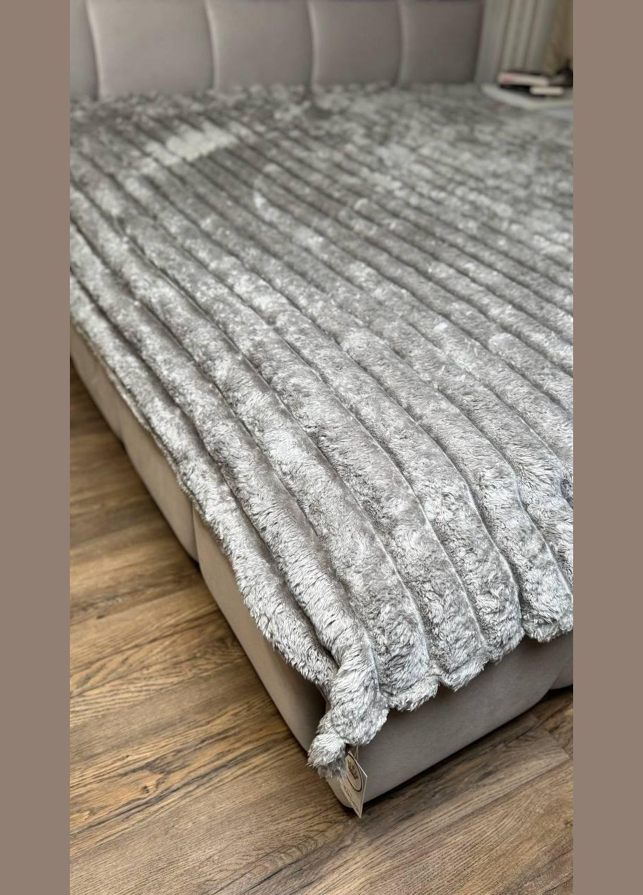 Плюшевое покрывало 200х230 евро плюшевый (П4К-Am-sharp-005) No Brand (316231157)