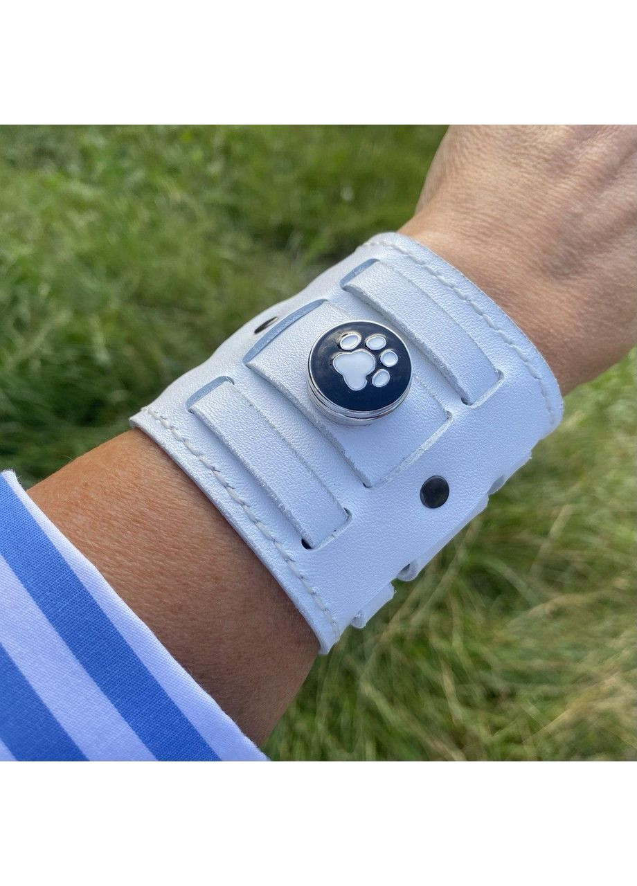 Браслет шкіряний на руку із зображенням лапка No Brand (355340089)