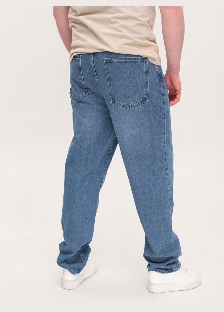 Джинси чоловічі сині МОМ з високою посадкою JEANSclub MOM (322999584)
