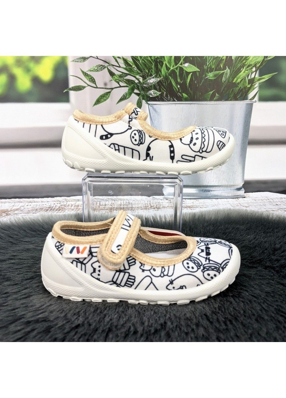 Белые тапочки детские для девочки Weestep