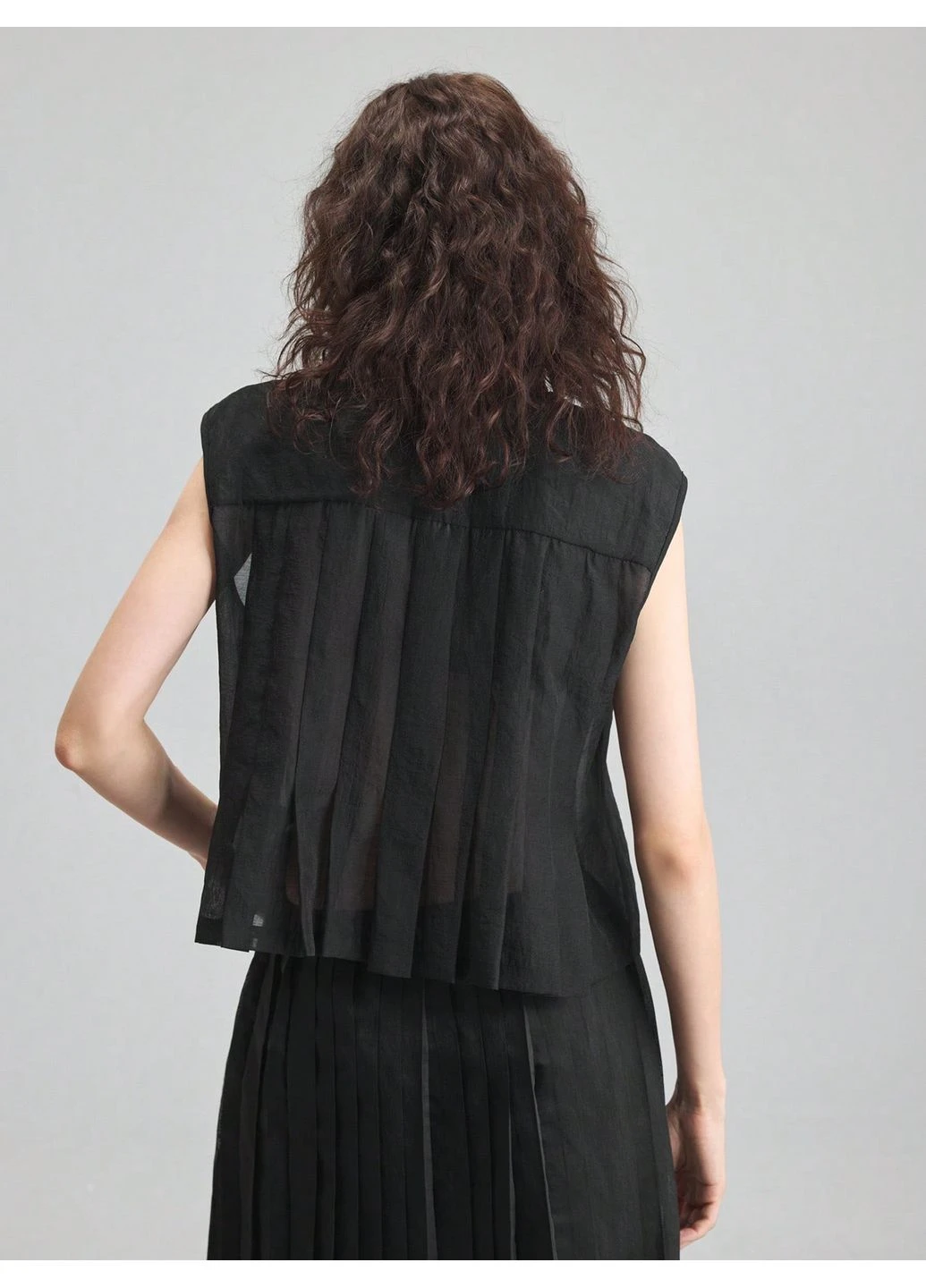 Чёрная блуза SHEIN