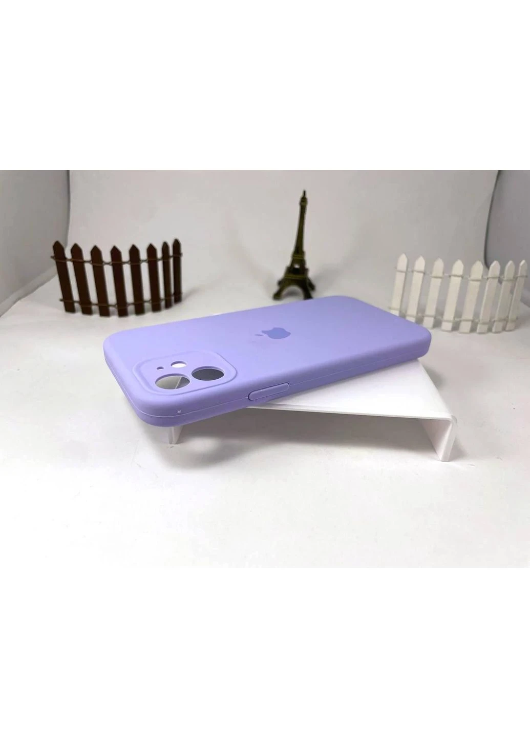 Чохол для Iphone 12 фіалка (39 Elegant purple), силіконовий чохол на 12 айфон світло Silicone Case (396507622)