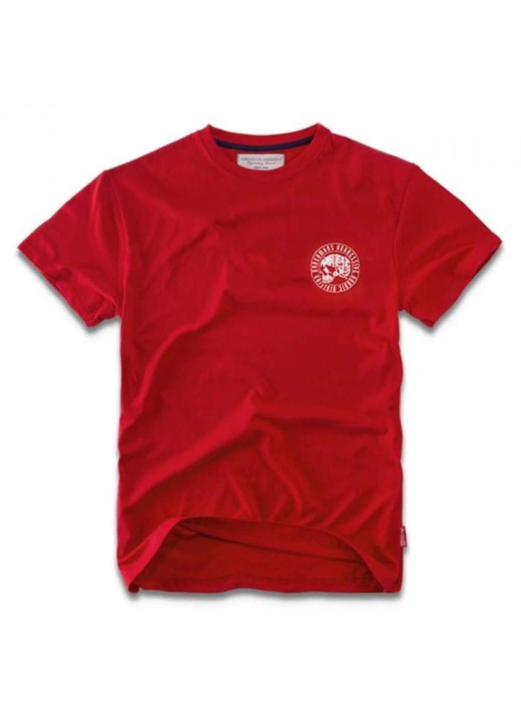 Червона футболка Dobermans Aggressive