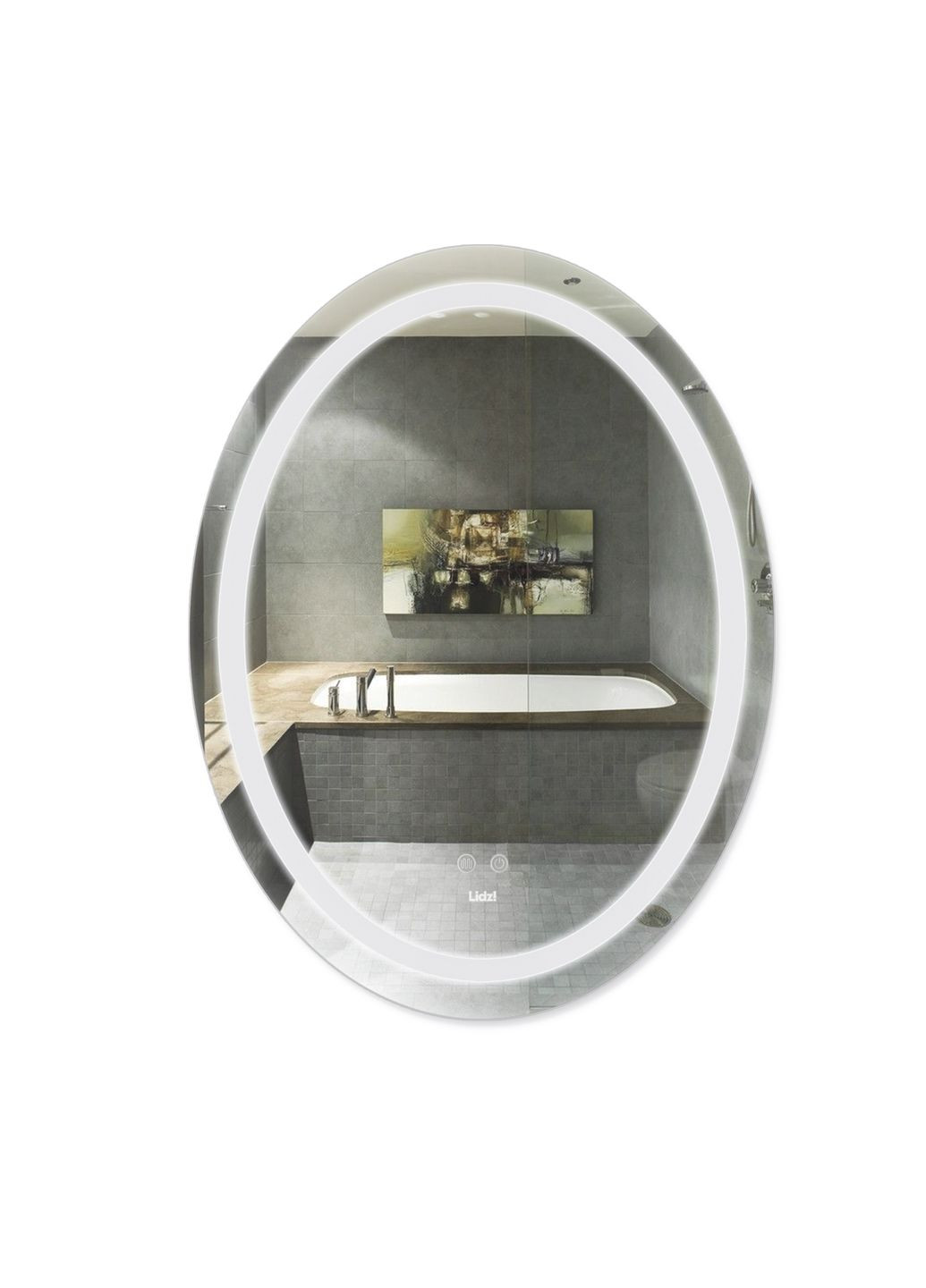 Зеркало Vida 700х500 с LED-подсветкой Touch, с антизапотеванием, с димером, рег. яркости LD78LF5070 LIDZ VI1 (341326361)