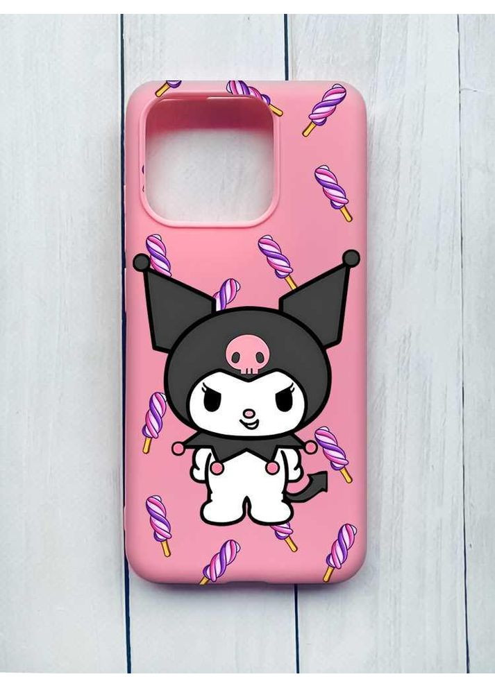 Матовий рожевий чохол на Xiaomi Redmi Note 13 Pro 5G Куромі (принт 390) Creative (355391510)