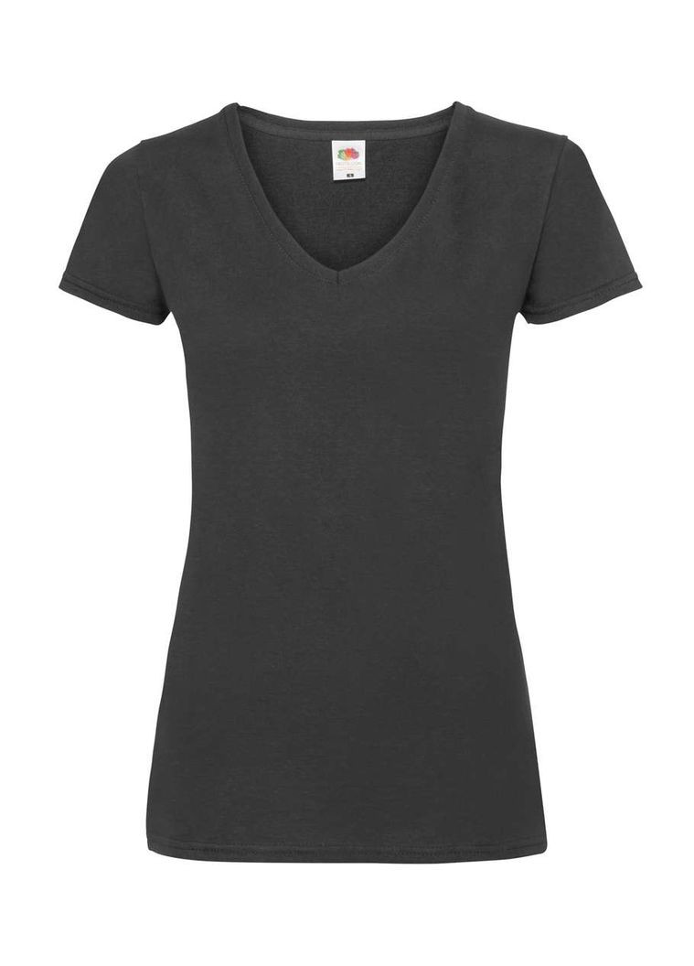 Футболка жіноча Lady-fit v-neck (061398094XS) Fruit of the Loom - (311605815)
