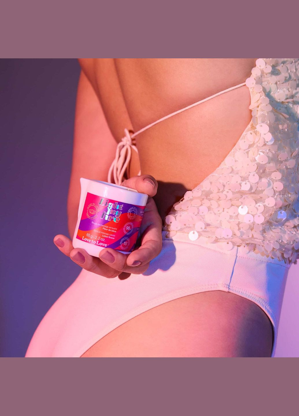 Масажна свічка LIGHT MY FIRE Lotus (65 мл) - CherryLove Love To Love (330619775)