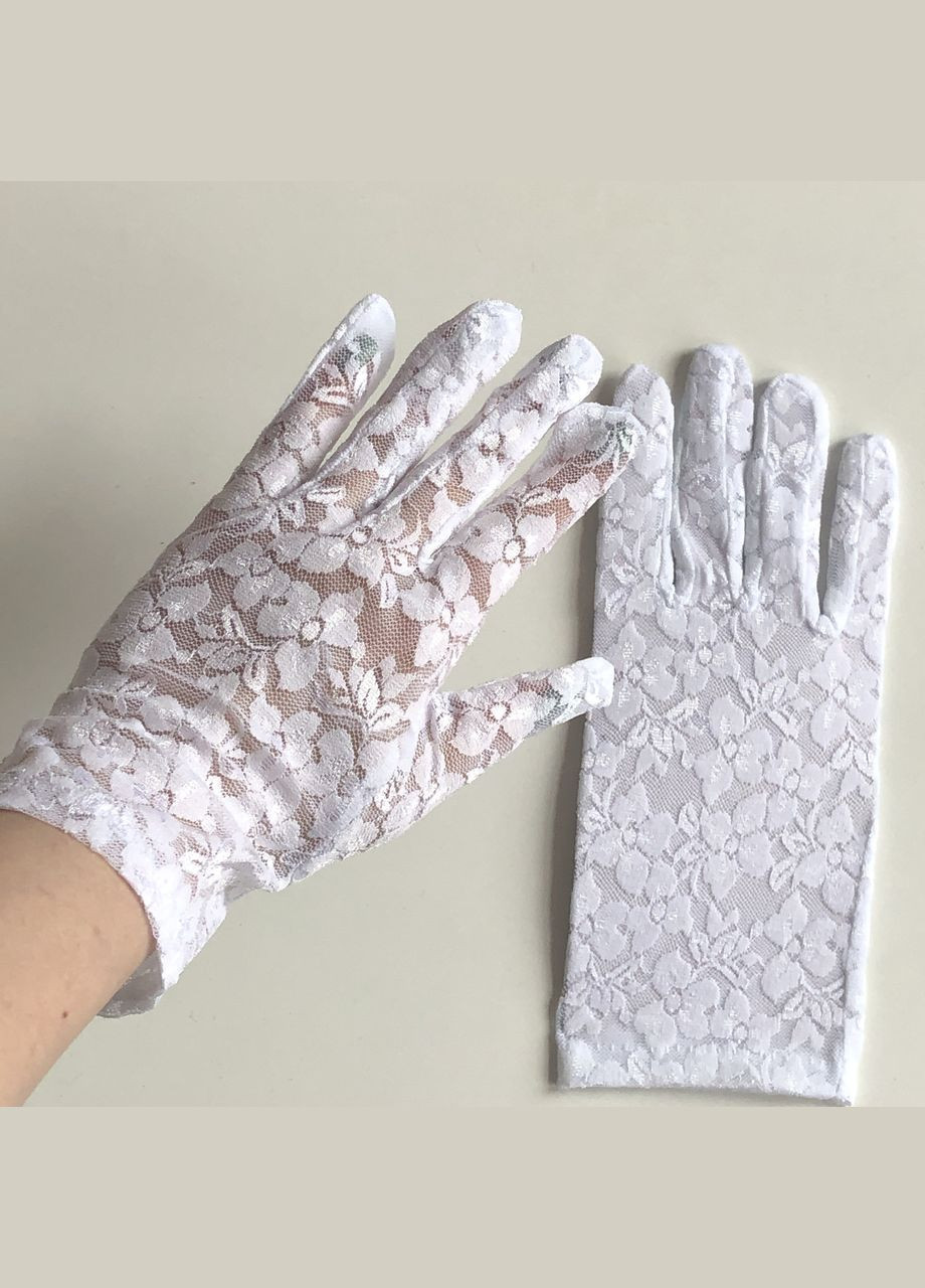 Мереживні рукавички ажурні гіпюрові No Brand (323660646)
