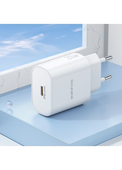 Сетевое зарядное устройство Borofone USB-C 25Вт блок питания Быстрая зарядка для iPhone и iPad ProDobro (365443334)