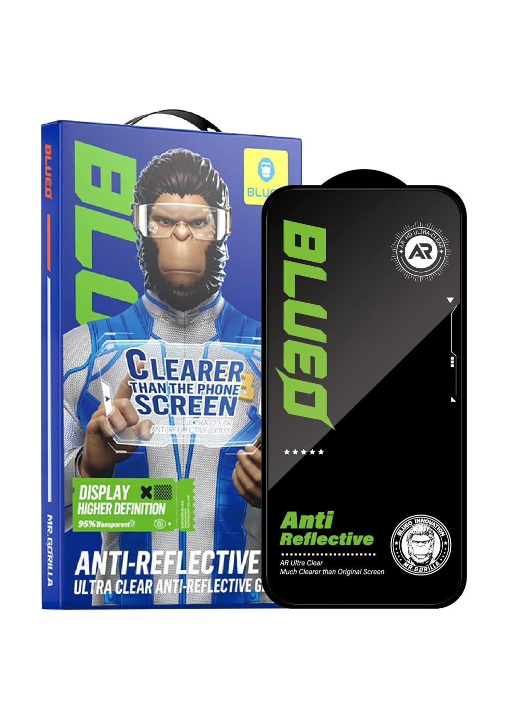 Захисне 2.5D скло AR Anti-Reflective HD для Apple iPhone 16 Pro Blueo (366088904)