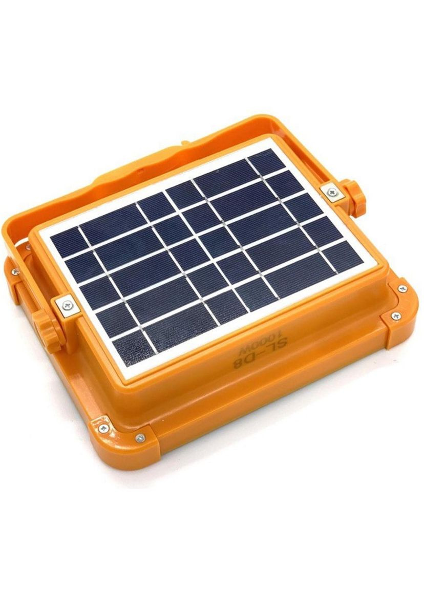 Ліхтар прожектор туристичний із сонячною батареєю для заряду Power bank LED light D8 12000 mAH (1756375632) Solar (335008823)