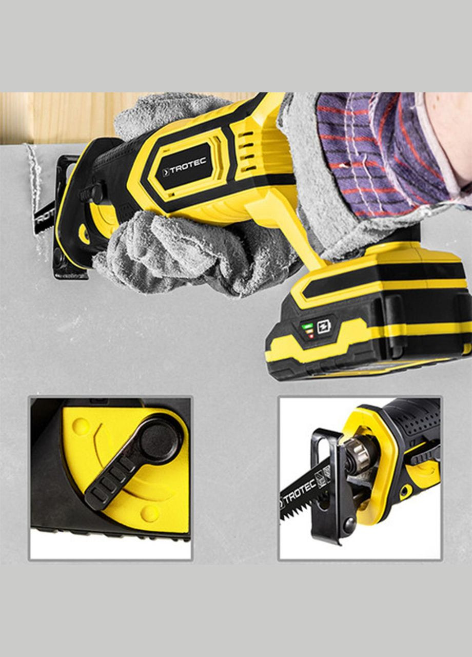 Пила шабельна акумуляторна PRCS 10-20V + кейс (4431000110) Trotec (368801467)