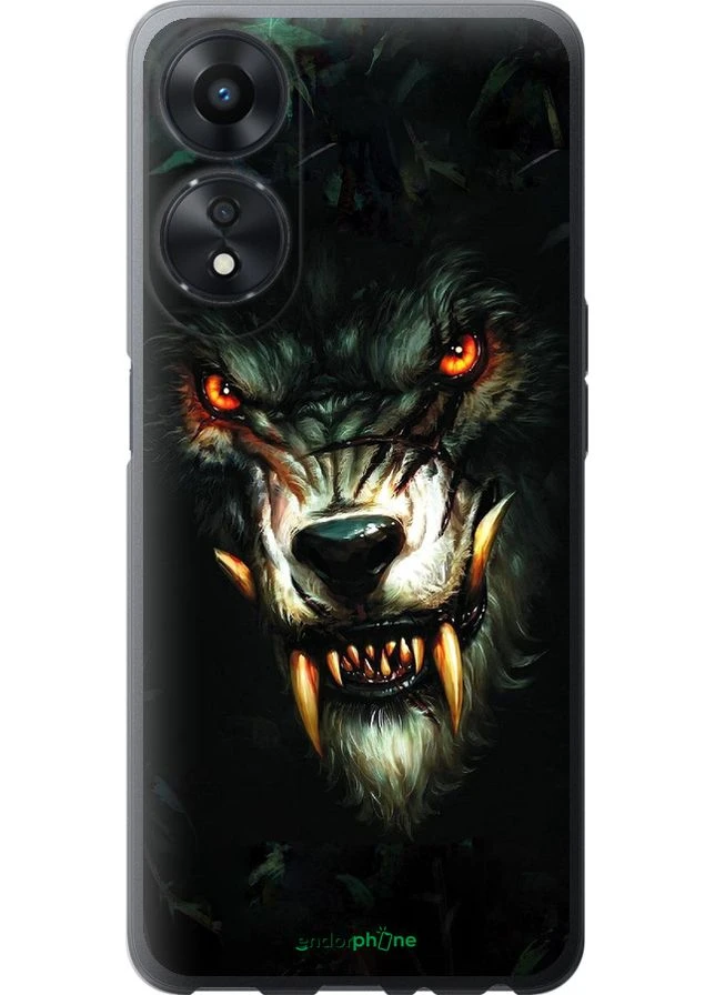 Чохол на Oppo A78 5G Диявольський вовк "833u-3169-70447" Endorphone (372494037)