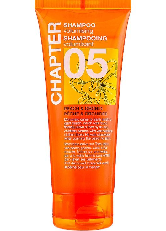 Шампунь для додання об'єму зі смаком персика і ароматом орхідеї 05 Peach & Orchid Volumising Shampoo 400ml (606193-31156533) Chapter (368602400)