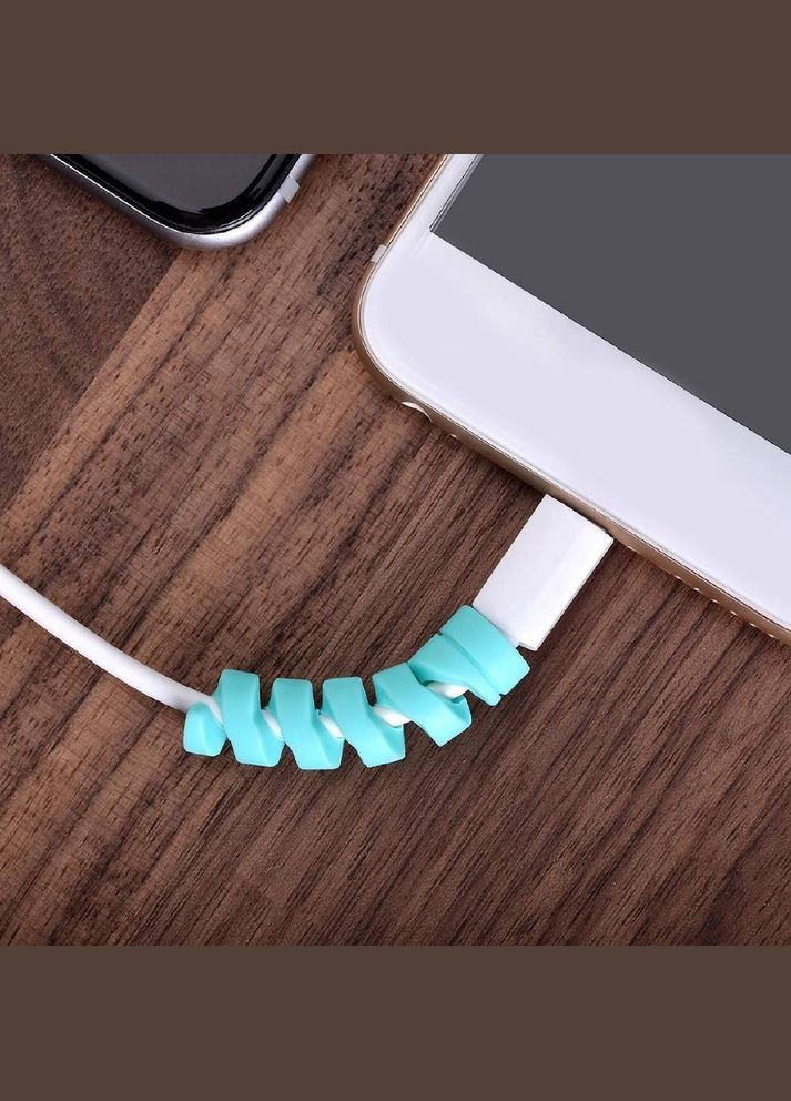 Протектор кабелю Спіраль органайзер захист кабелю дроту від перетирання набір з 4 шт (R051032) Boer (317297338)