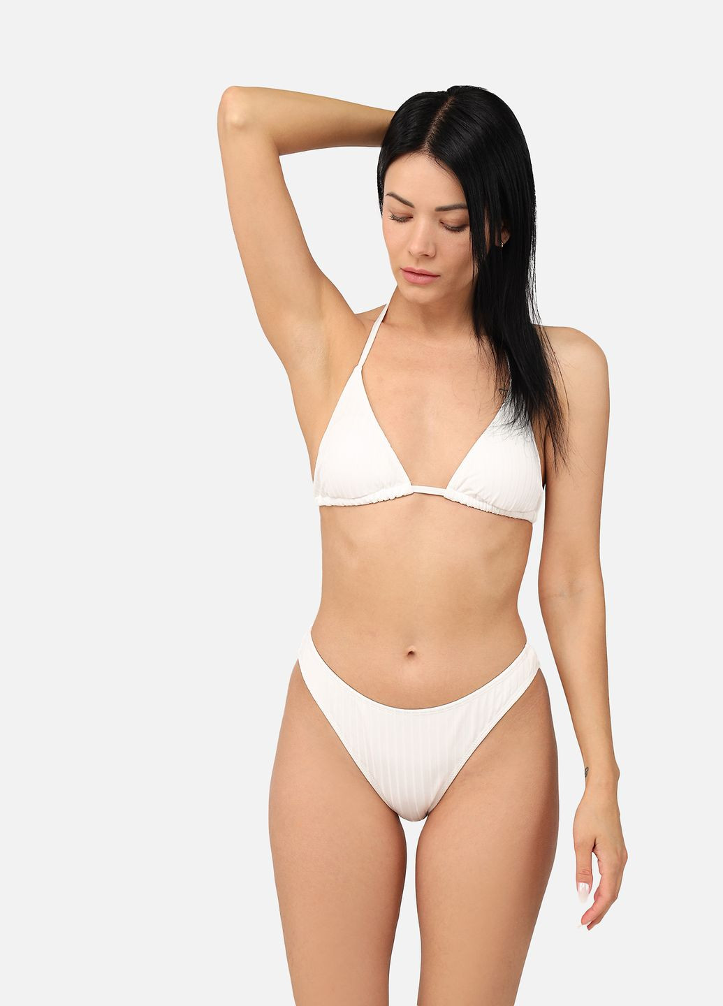 Білий літній плавки бразильяно жіночі колір білий cb-00268404 No Brand