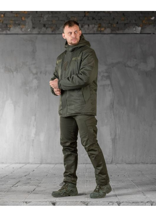 Тактичний чоловічий зимовий костюм олива No Brand