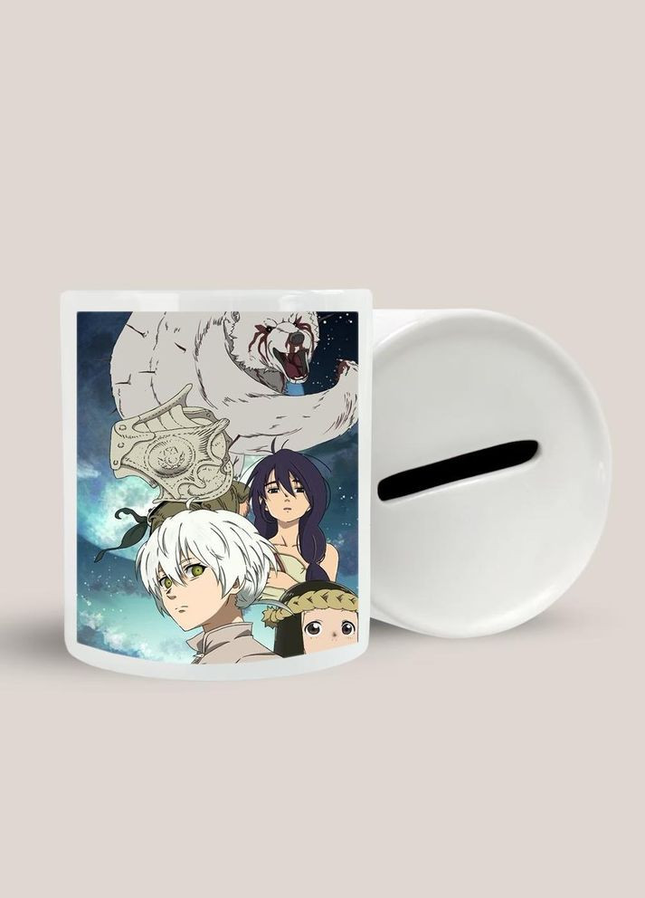 Копилка, копилка для денег Аниме Тебе, бессмпертный #0008 белая керамическая No Brand (315041143)