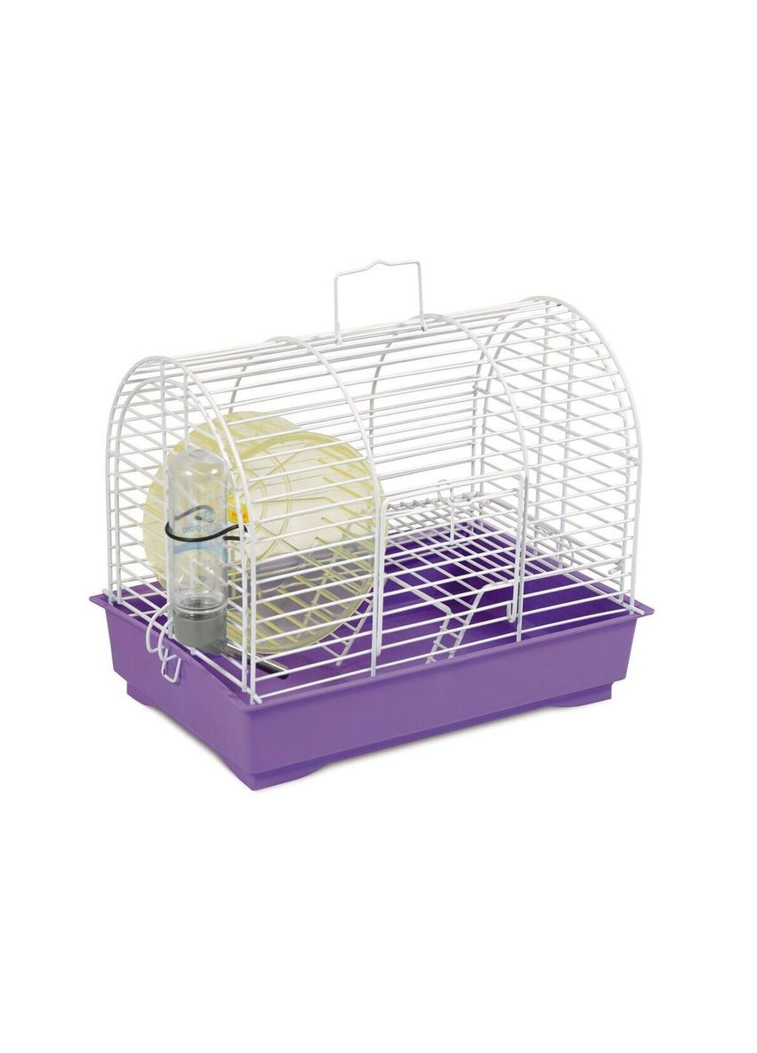 Клітка для гризунів Фаворит з колесом 30x20x24см метал (колір білий, бежевий) Природа (292260035)