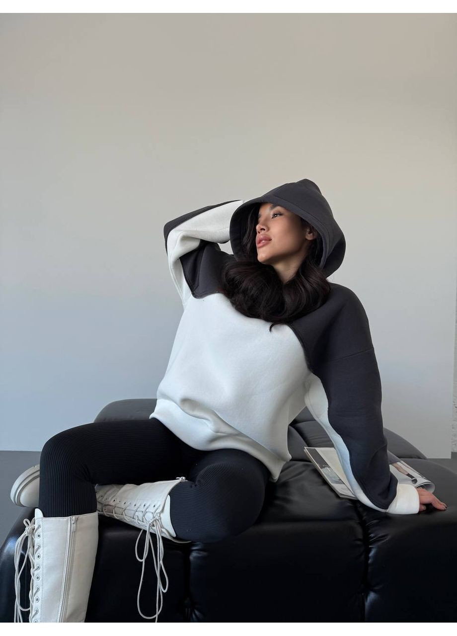 Худые оверсайз из турецкой трехнитки на флисе — замеры в описании DK/DL Мода без кордонів (369112047)