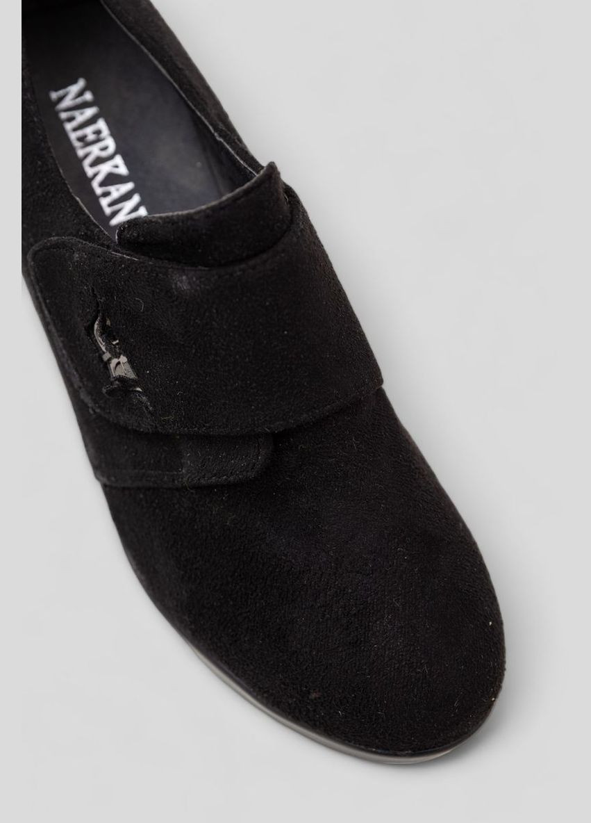 Naerkang Туфлі жіночі замша,, чорний з, китай — демісезон (315134438)