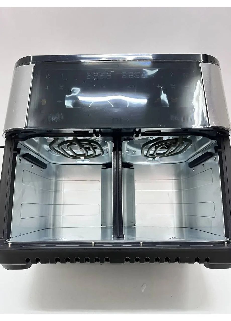 Аерофритюрниця на 2 чаші Zepline ZP-209 з потужністю 4000Вт на 12л Hengda (364506897)