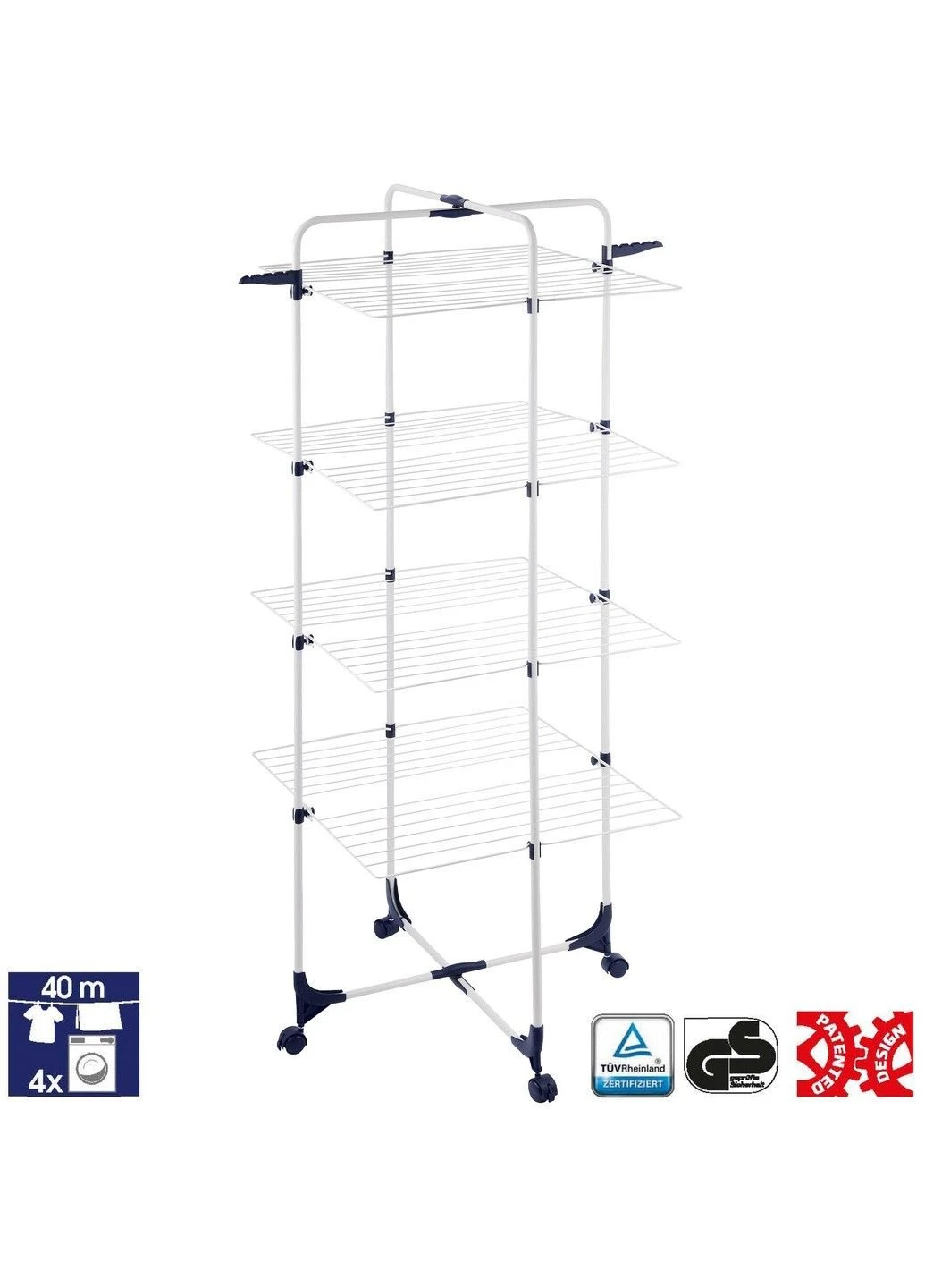Сушарка для білизни підлогова Exo 4 White (CS92166E04IT) Casa Si (401056217)