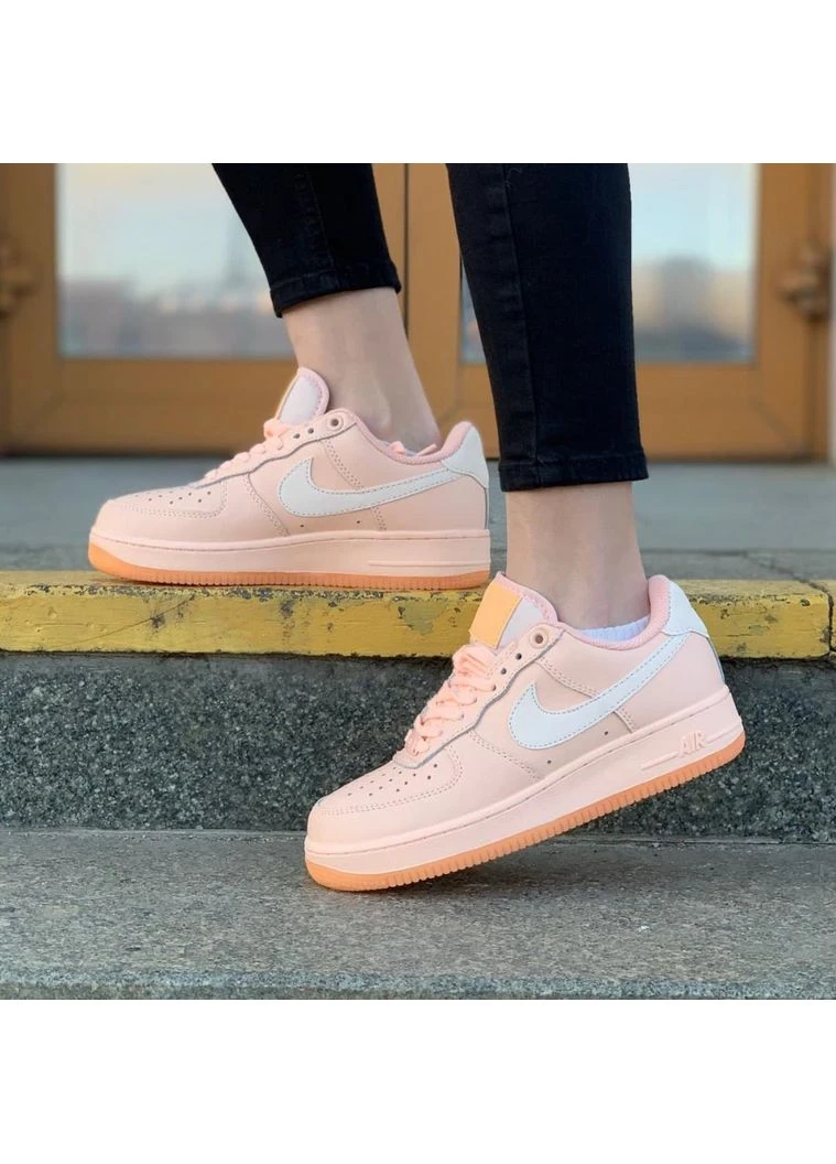Рожеві літні кросівки nike air force 1 rose найк аір форс 1 рожеві No Brand
