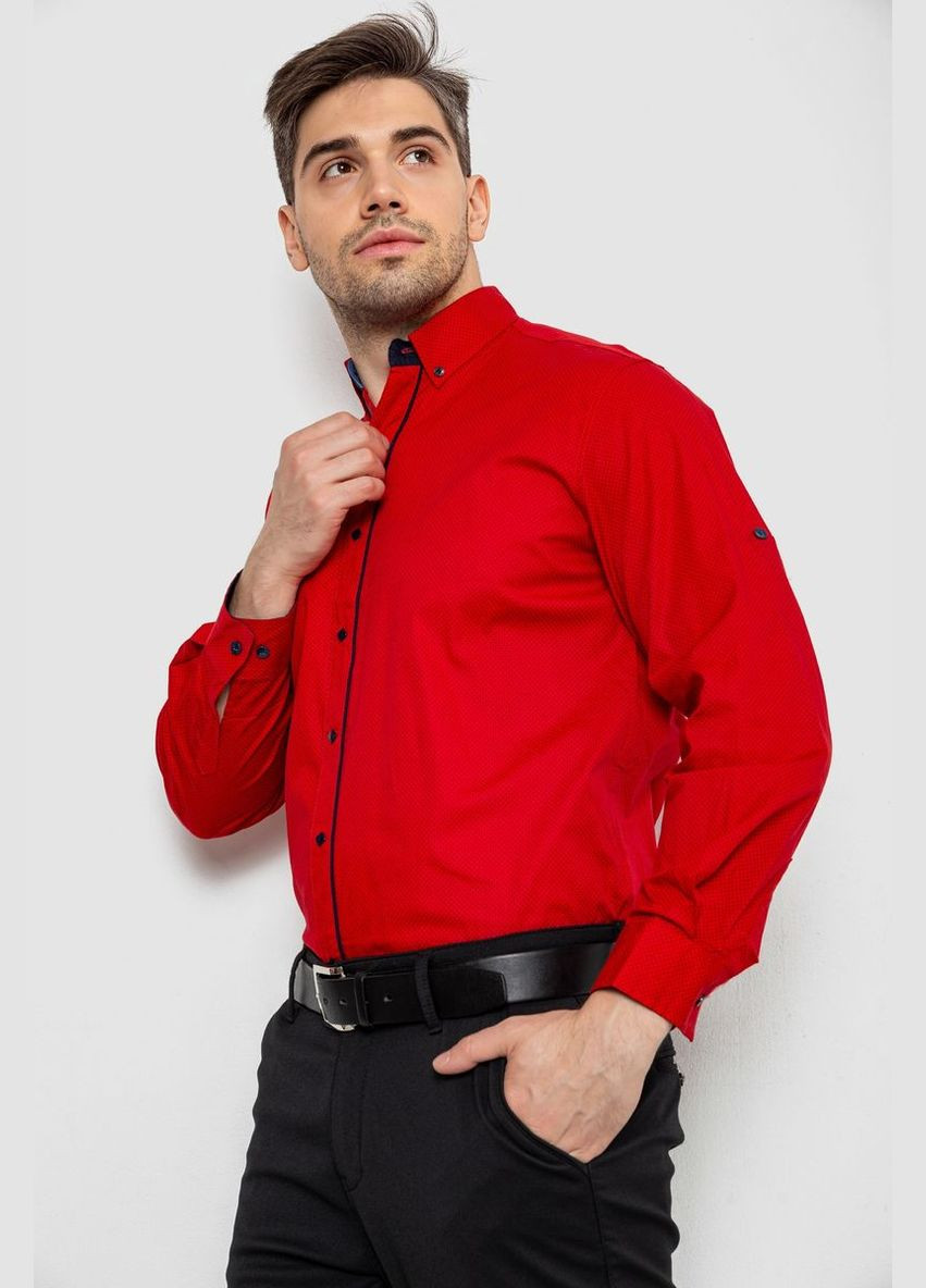 Сорочка чоловіча з принтом, колір блакитний, 214R16111-1 Ager (342973540)