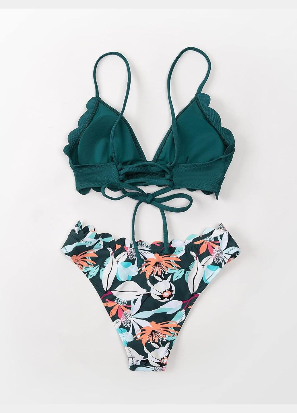 Зеленый летний купальник CUPSHE