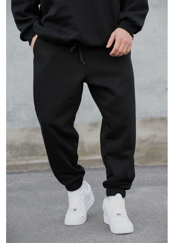 Теплі спортивні штани джогери на флісі Rage Black Without (363044263)