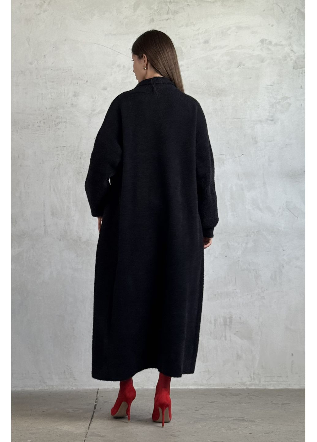 Черный демисезонный кардиган CHICLY